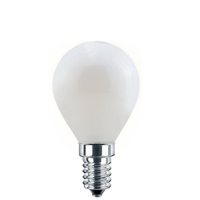 LED-E14 4,5W=40W Tropfen Opal