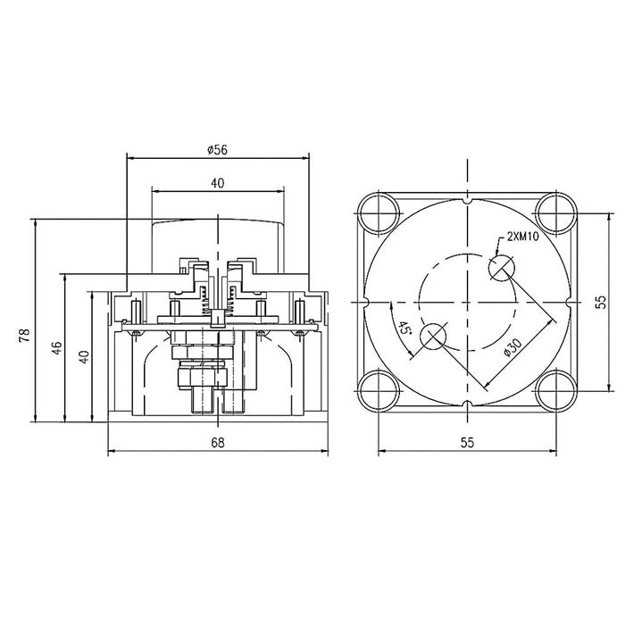 Batterietrennschalter 12V 275A M10