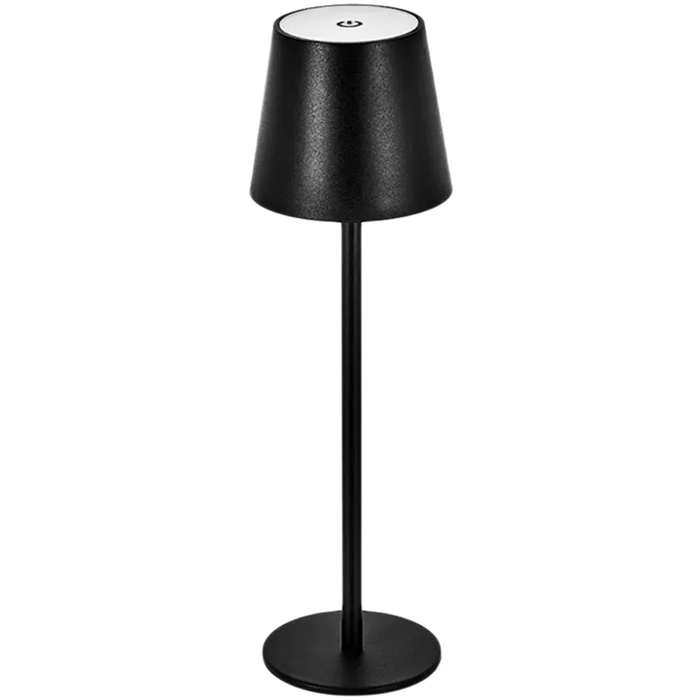 LED-Tischleuchte wamweiß Rundschirm sw