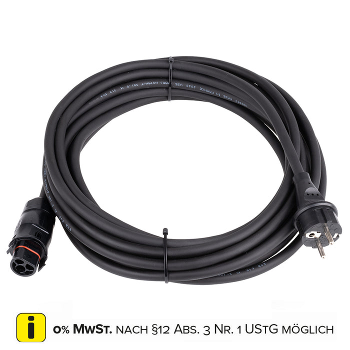 Anschlusskabel LUYI->Schuko 5m und 10m