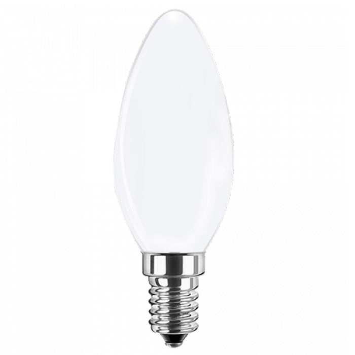 LED-E14 4W=40W 470lm Kerze 4000K Opal