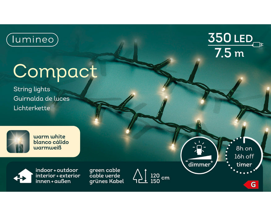 Lichterk. komp. 350 LEDs 7,5m WW 230V