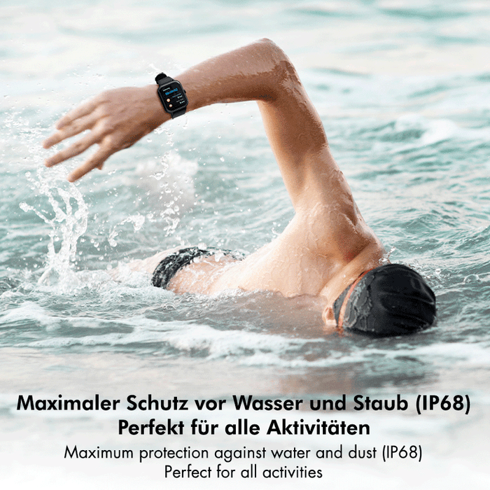 Smartwatch "Edge", 1,83" LCD-Touchscreen, BT 5.2, IP68