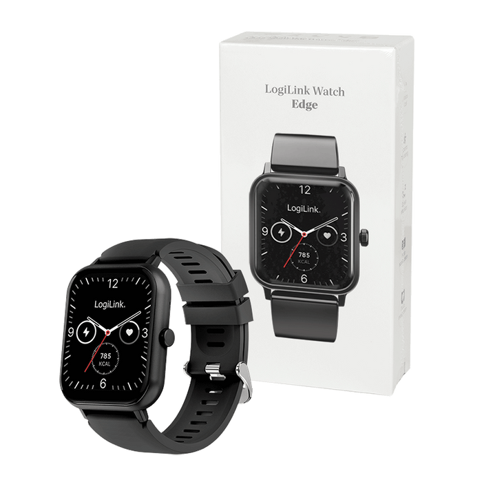 Smartwatch "Edge", 1,83" LCD-Touchscreen, BT 5.2, IP68