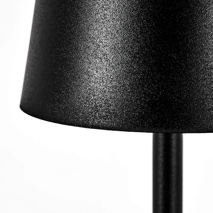 LED-Tischleuchte wamweiß Rundschirm sw