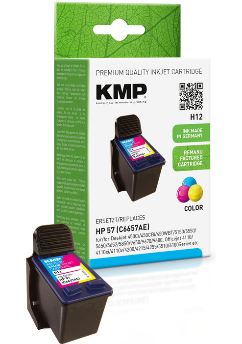 HP C6657AE ABD 57 farbig wiederbefüllt