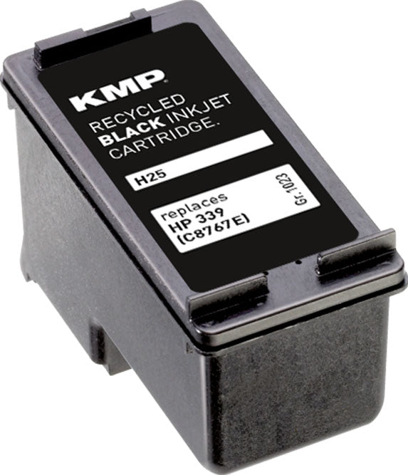 HP KMP H25 339 schwarz wiederbefüllt