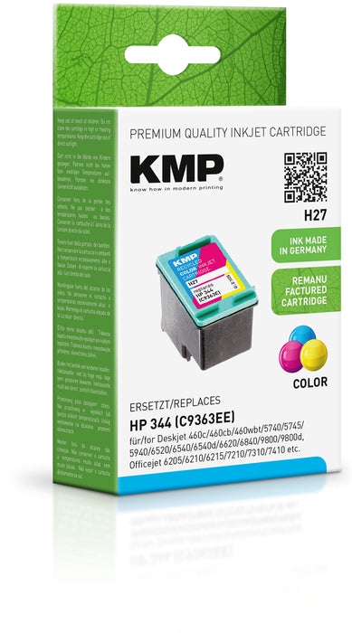 HP KMP H27 344 farbig wiederbefüllt