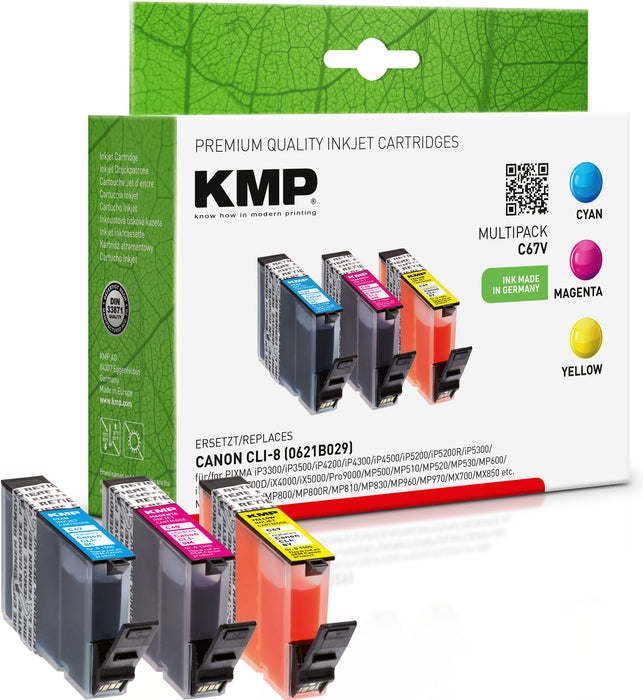 Canon KMP Set iP4500, 1x cyan, magenta,