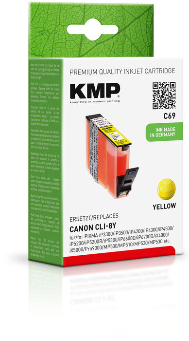 Canon KMP CLI-8Y Chip gelb 13ml