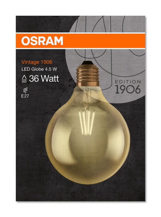 LED-E27 4,5W 420lm VINTAGE GOLD 2500K