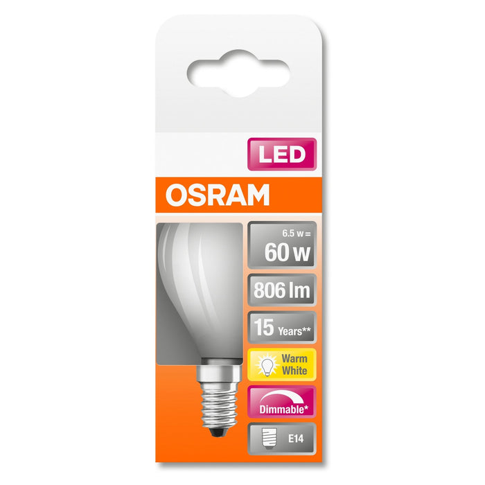 LED-E14 5W 806lm MiniG. DIM matt 2700K