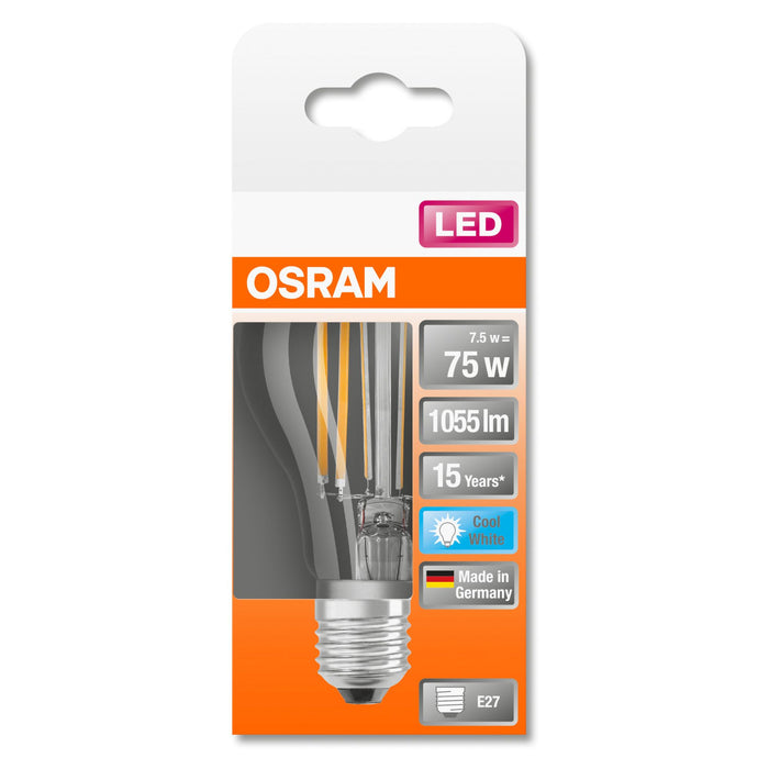 LED-E27 7W 1055lm 4000K Filament Osram
