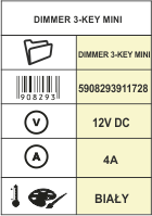 LED-Stripe Kabeldimmer 4A 10-Stufen