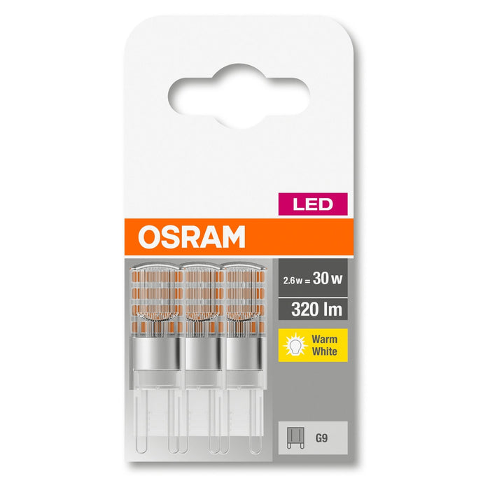 LED-G9 2,6W=30W 320lm 3er-Pack 2700K