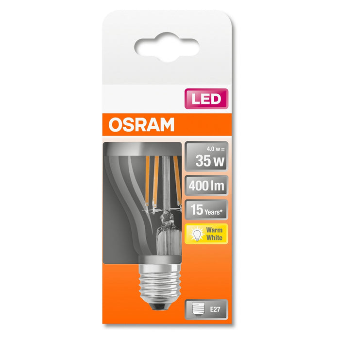 LED-E27 4W 380lm Kopfspiegel-Silber
