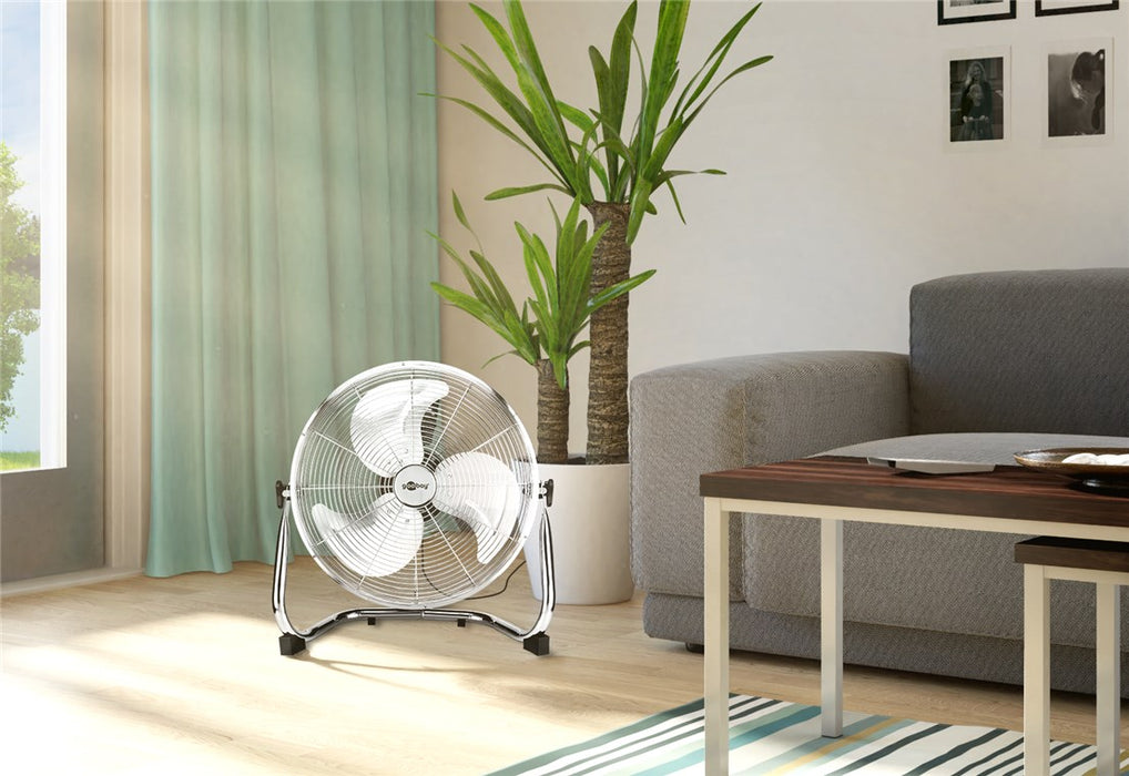 Bodenventilator 40cm 90W 3-Stufen Metall