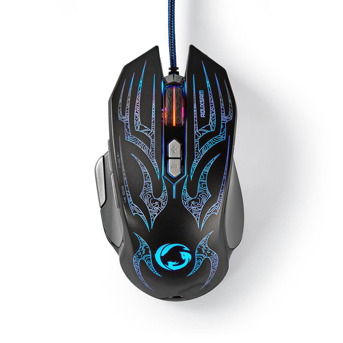 Maus USB | 9-Tasten | 4000dpi | Gaming | Nedis