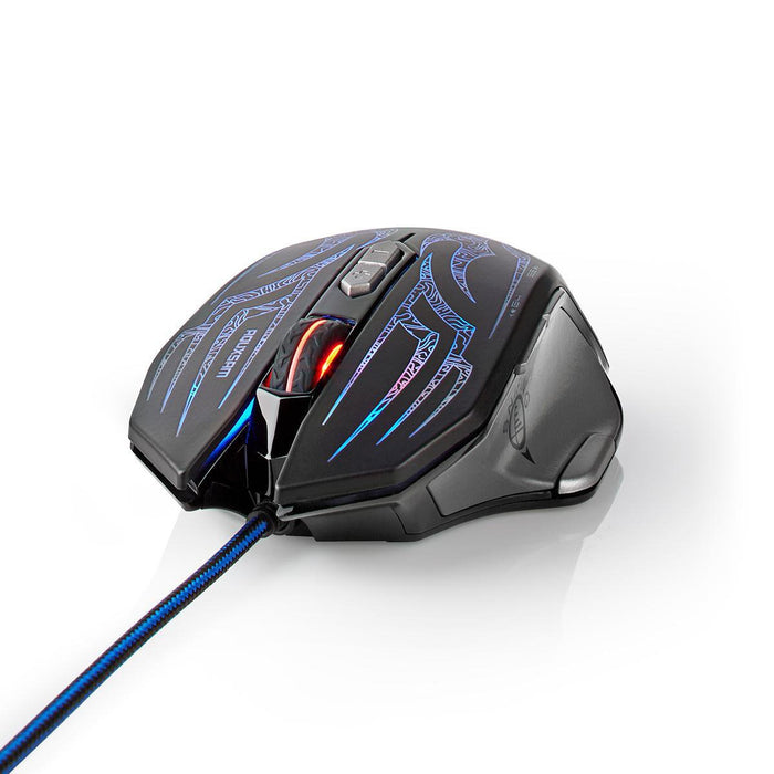 Maus USB | 9-Tasten | 4000dpi | Gaming | Nedis