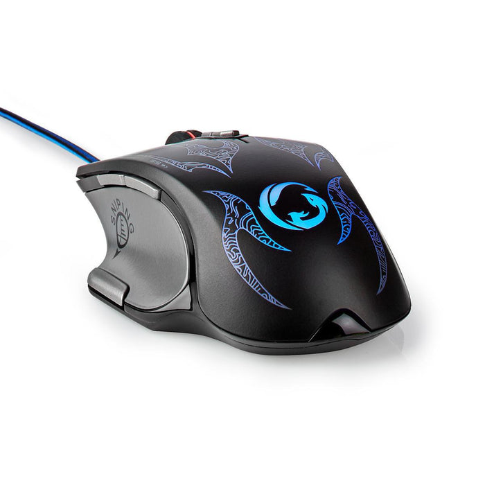 Maus USB | 9-Tasten | 4000dpi | Gaming | Nedis