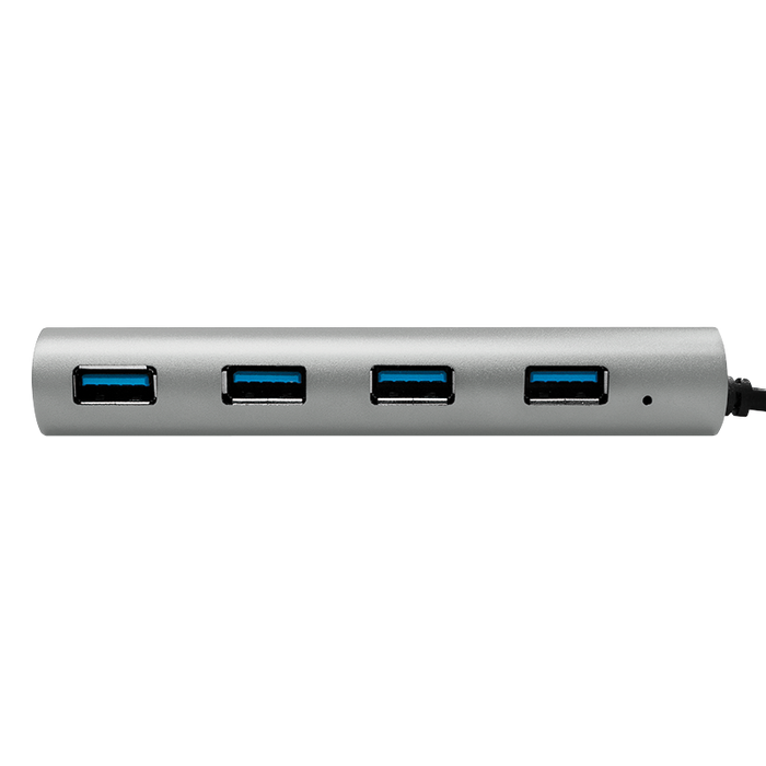 USB-C 3.2 St -> 4xUSB Hub Alu