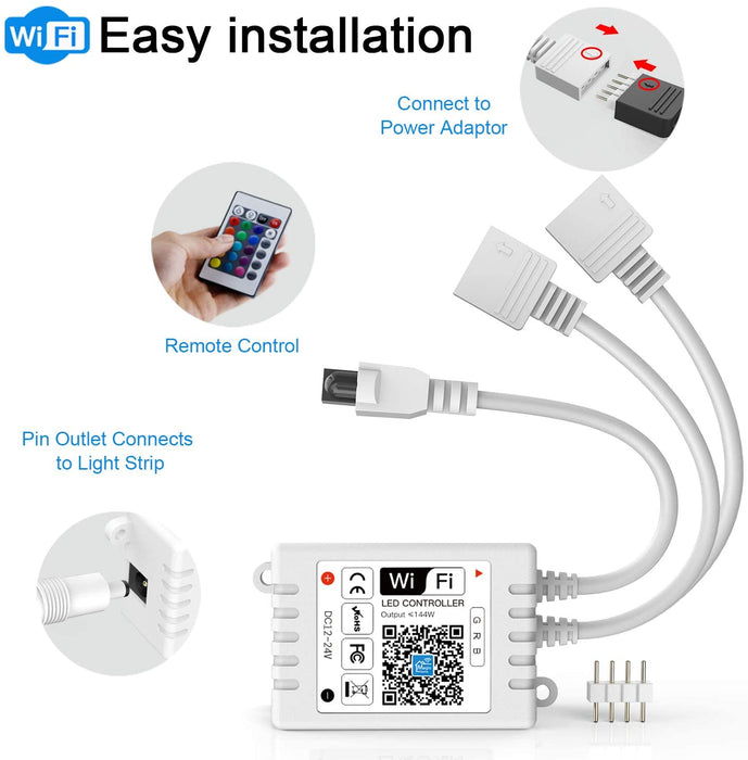 Smart RGBW LED WiFi Controller