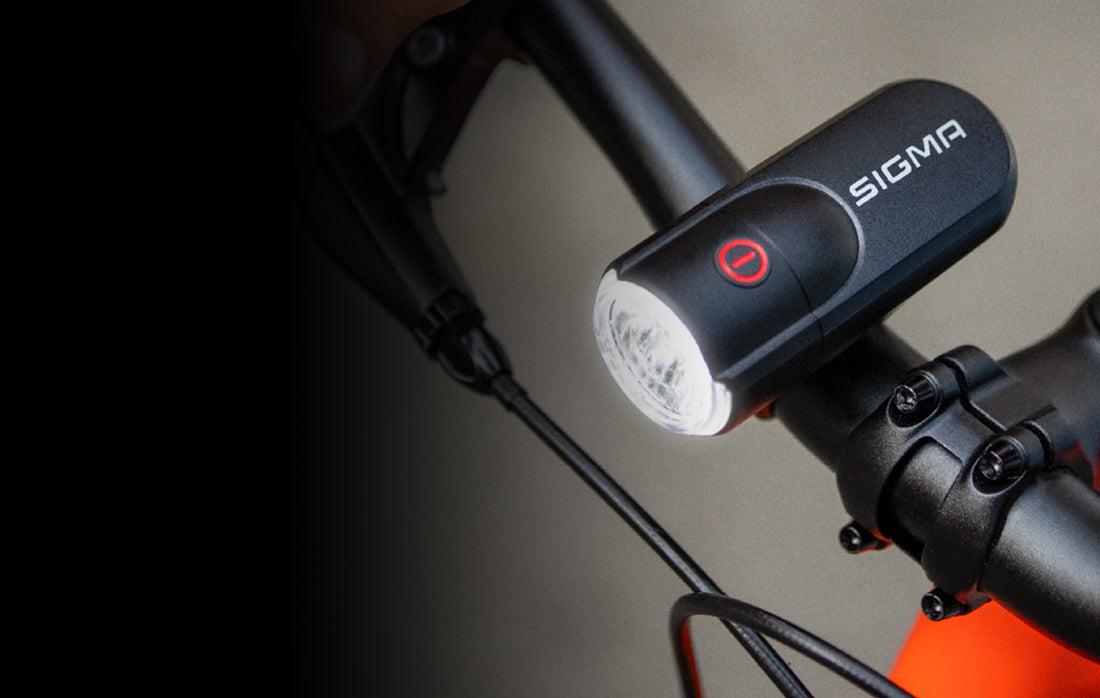 Fahrrad-Leuchtenset Sigma AURA 30 /Curve