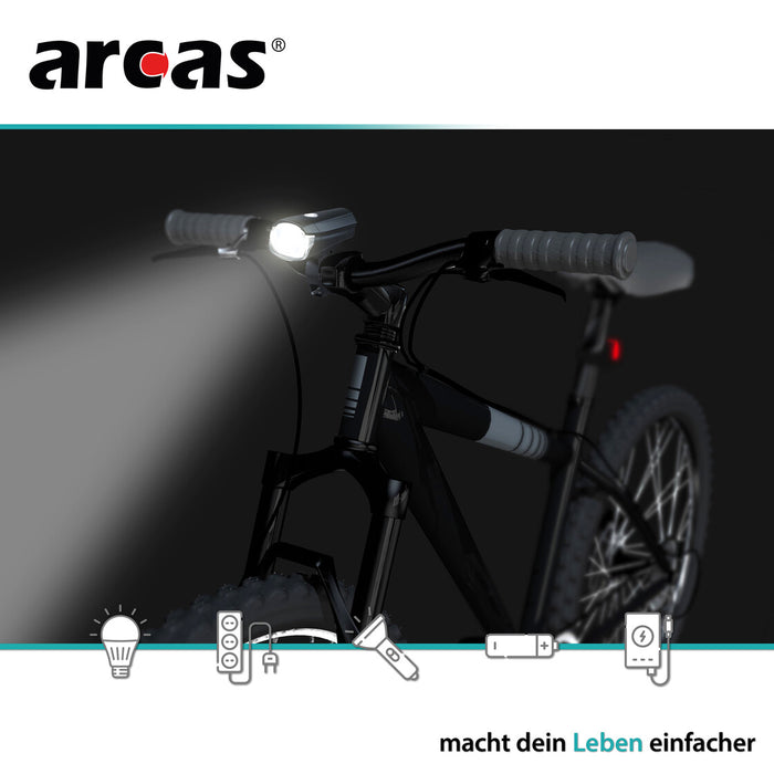 Fahrrad-Leuchtenset LED mit StVZO