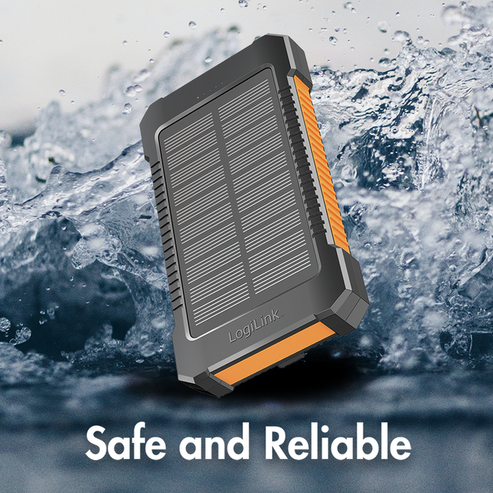 Powerbank Solar 6Ah 2xUSB-A LogiLink