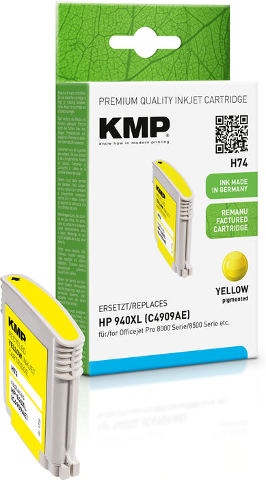 Tintenpatrone | HP | 940 XL | Yellow | KMP