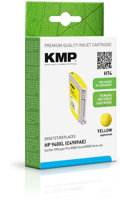 Tintenpatrone | HP | 940 XL | Yellow | KMP