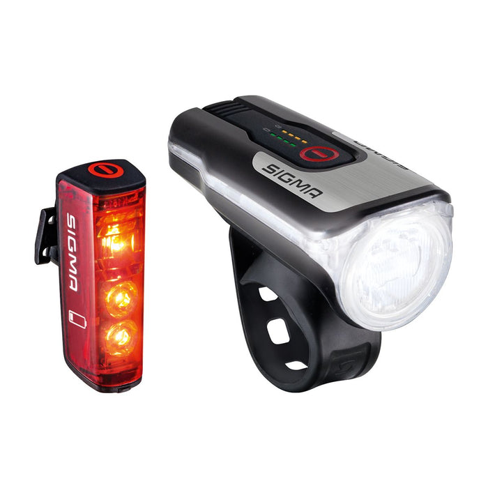 Fahrrad-Leuchtenset AURA 80 USB/BLAZE