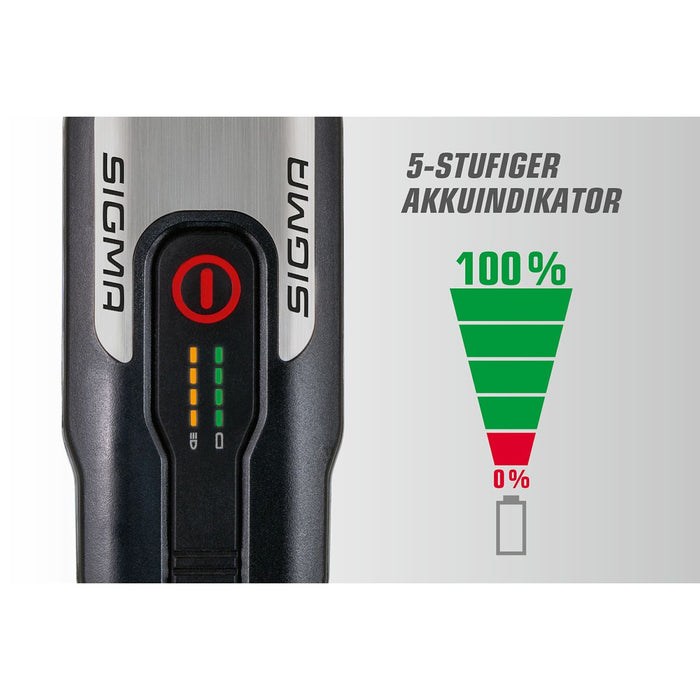 Fahrrad-Leuchtenset AURA 80 USB/BLAZE