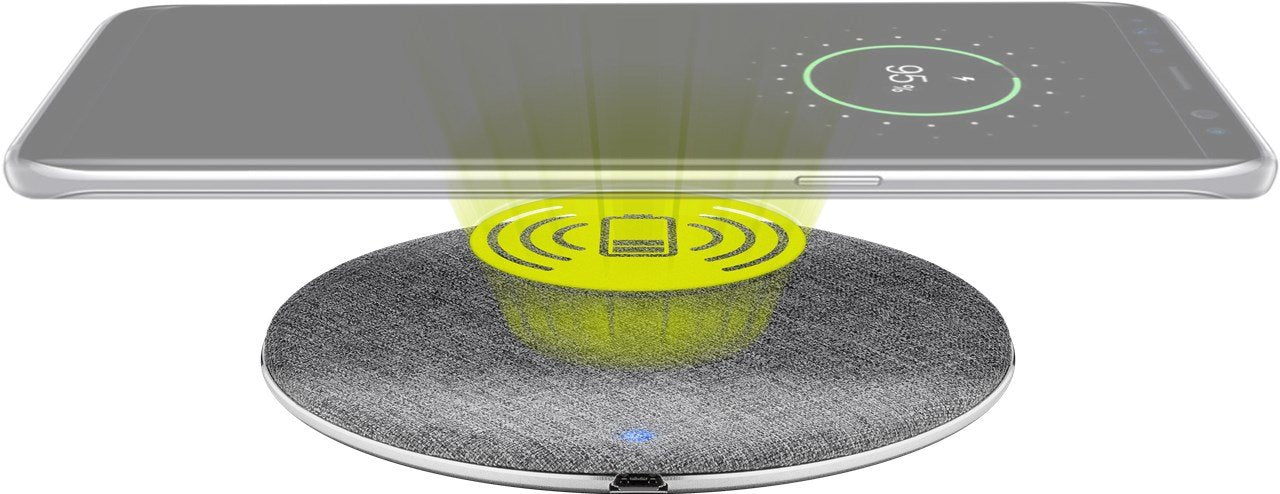 Qi Ladepad Alu goobay 10W exkl. Netzteil