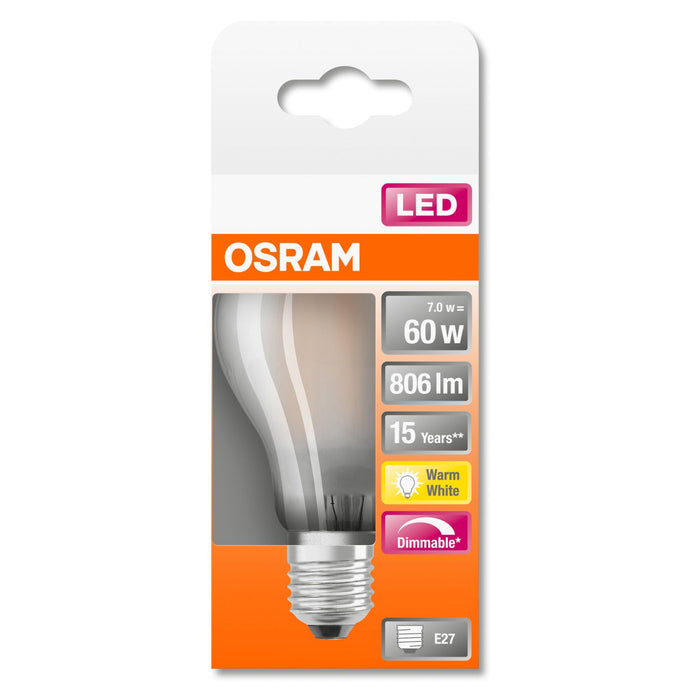 LED-E27 6,5W 806lm dim RETROFIT 2700K